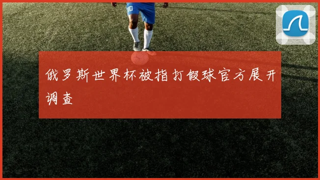俄罗斯世界杯被指打假球官方展开调查