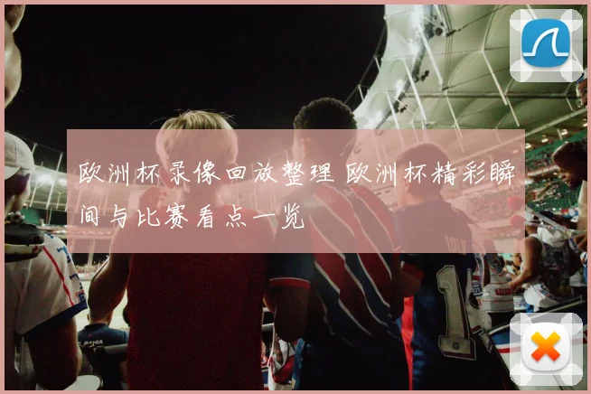 欧洲杯录像回放整理 欧洲杯精彩瞬间与比赛看点一览
